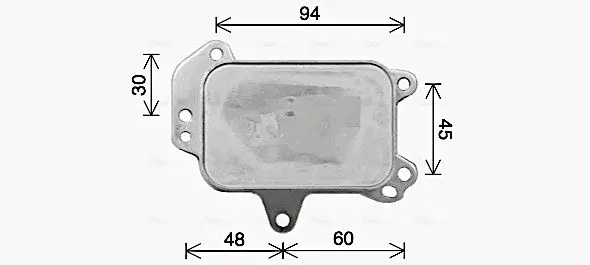 Масляный радиатор, моторное масло AVA QUALITY COOLING PE3424