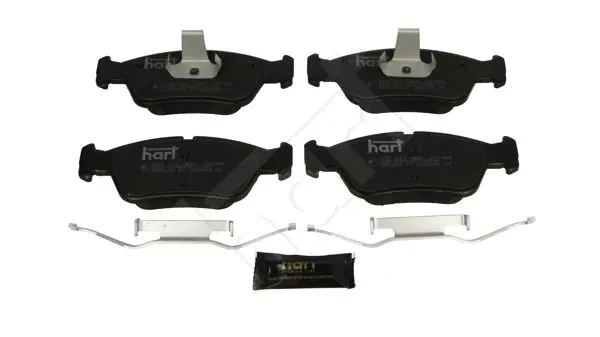 Колодки тормозные передние HART 252 323