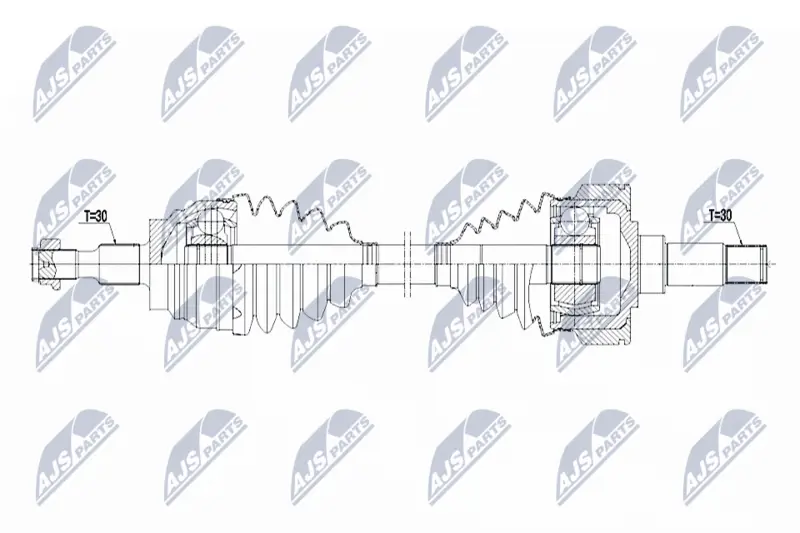 Приводной вал NTY NPW-ME-174