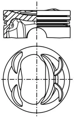 Поршень MAHLE 039 PI 00129 002