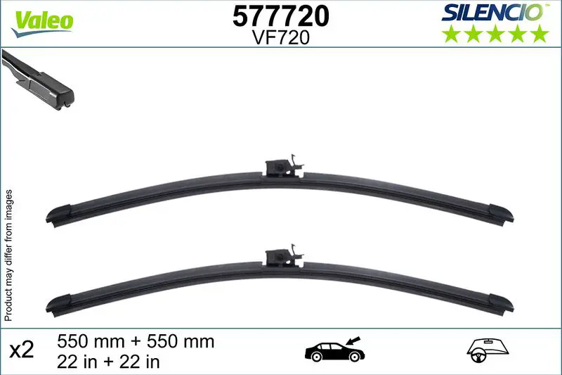 Щётка стеклоочистителя VALEO 577720