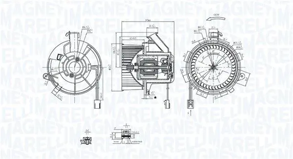 Вентилятор салона MAGNETI MARELLI 069412290010