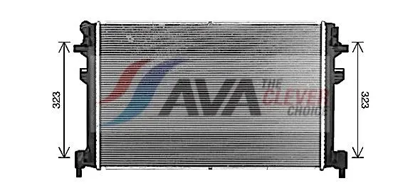 Низкотемпературный радиатор, интеркулер AVA QUALITY COOLING VN2426