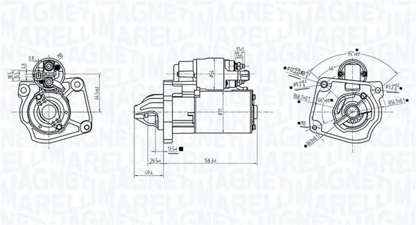 Стартер MAGNETI MARELLI 063726281010