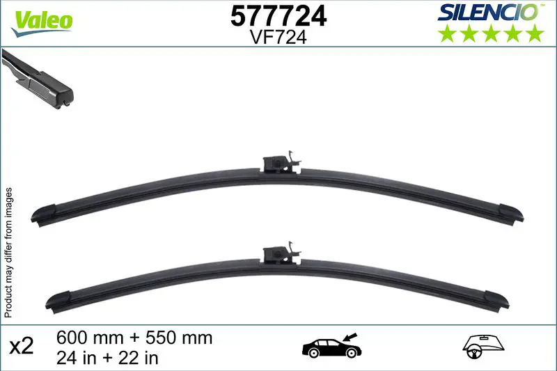Щётка стеклоочистителя VALEO 577724
