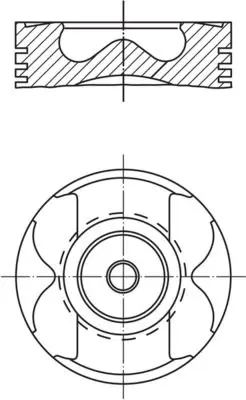 Поршень MAHLE 021 PI 00125 001