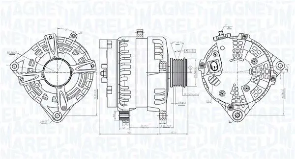 Генератор MAGNETI MARELLI 063731513010