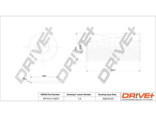 Масляный фильтр Dr!ve+ DP1110.11.0373