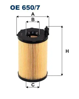 Масляный фильтр FILTRON OE 650/7