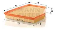 Воздушный фильтр MANN-FILTER C 31 143