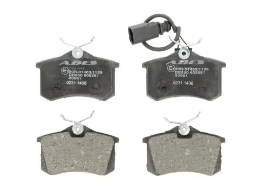 Тормозные колодки задние с датчиком ABE C2W012ABE