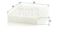 Салонный фильтр MANN-FILTER CU 25 001