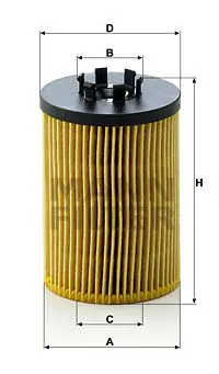 Масляный фильтр HU 715/5 X MANN-FILTER HU 715/5 x