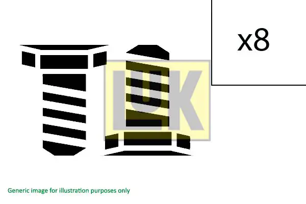 Комплект болтов маховика LuK 411 0226 10