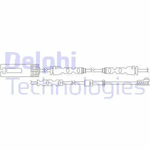 Датчик износа тормозных колодок DELPHI LZ0259