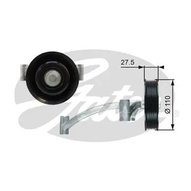 Ролик поликлинового ремня GATES T36740