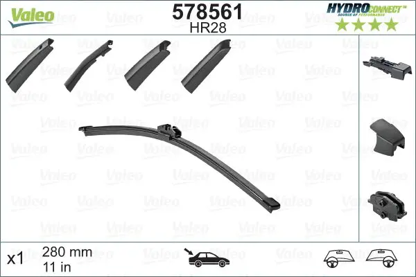 Щётка стеклоочистителя VALEO 578561