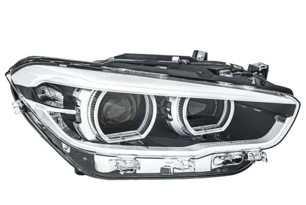 Фара правая LED с мотором корректора HELLA 1EX 011 929-421