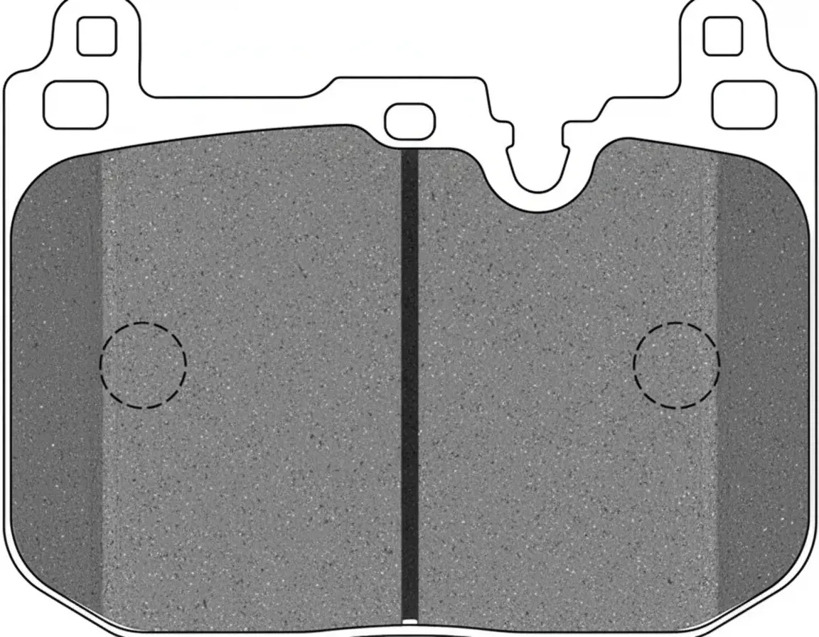 Тормозные колодки передние FERODO RACING FCP4611H