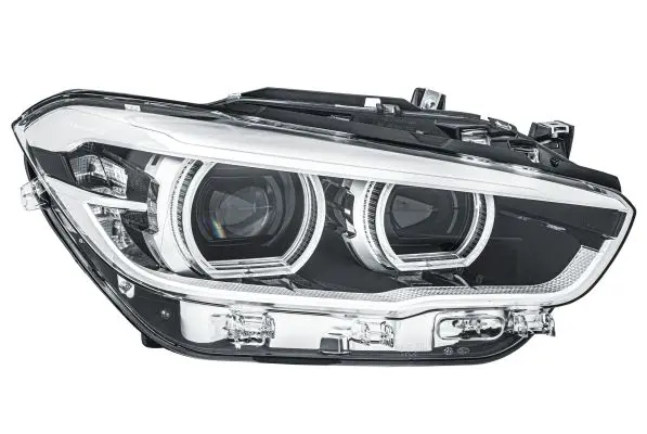 Фара правая LED с мотором корректора HELLA 1EX 011 930-421