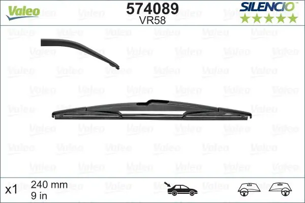 Щётка стеклоочистителя VALEO 574089