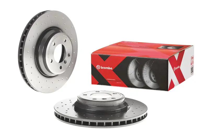 Тормозной диск передний перфорированный BREMBO 09.A599.1X