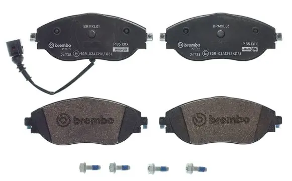 Тормозные колодки передние с датчиком BREMBO P 85 131X