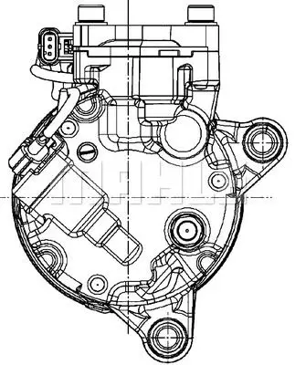 Компрессор кондиционера MAHLE ACP 599 000P