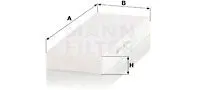 Салонный фильтр MANN-FILTER CU 28 010