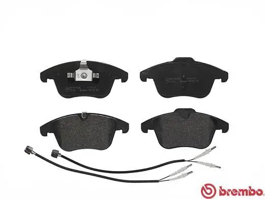 Тормозные колодки передние с датчиком BREMBO P 61 106