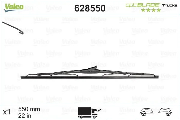 Щётка стеклоочистителя VALEO 628550