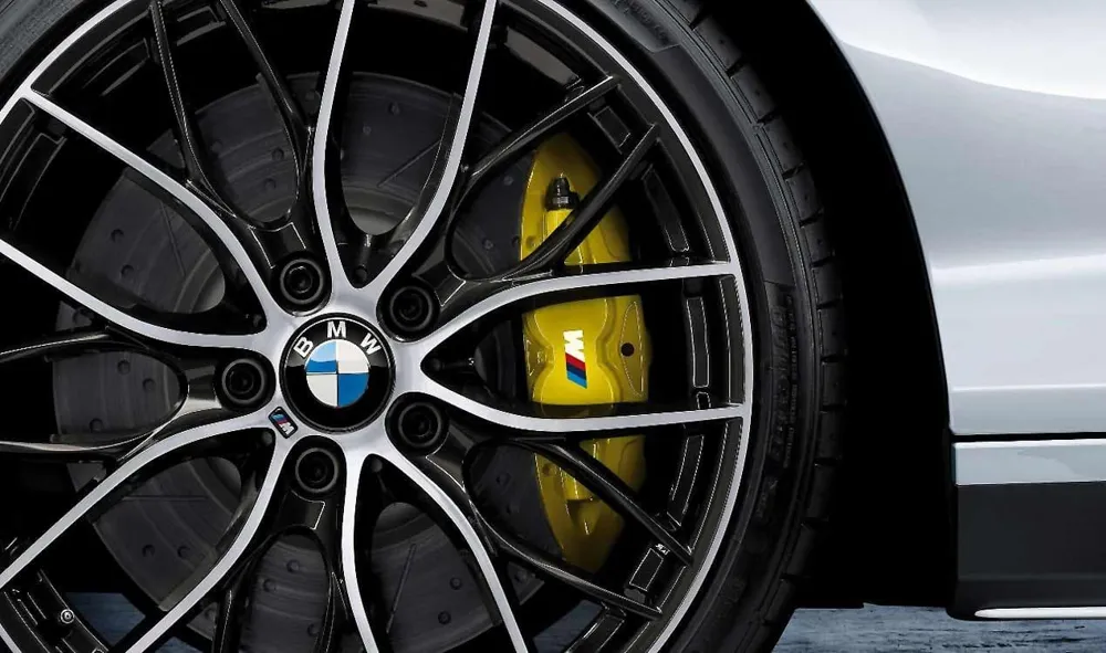 Корпус суппорта M Performance жёлтый левый 1er 2er M2 3er M3 4er M4 BMW 34206855481