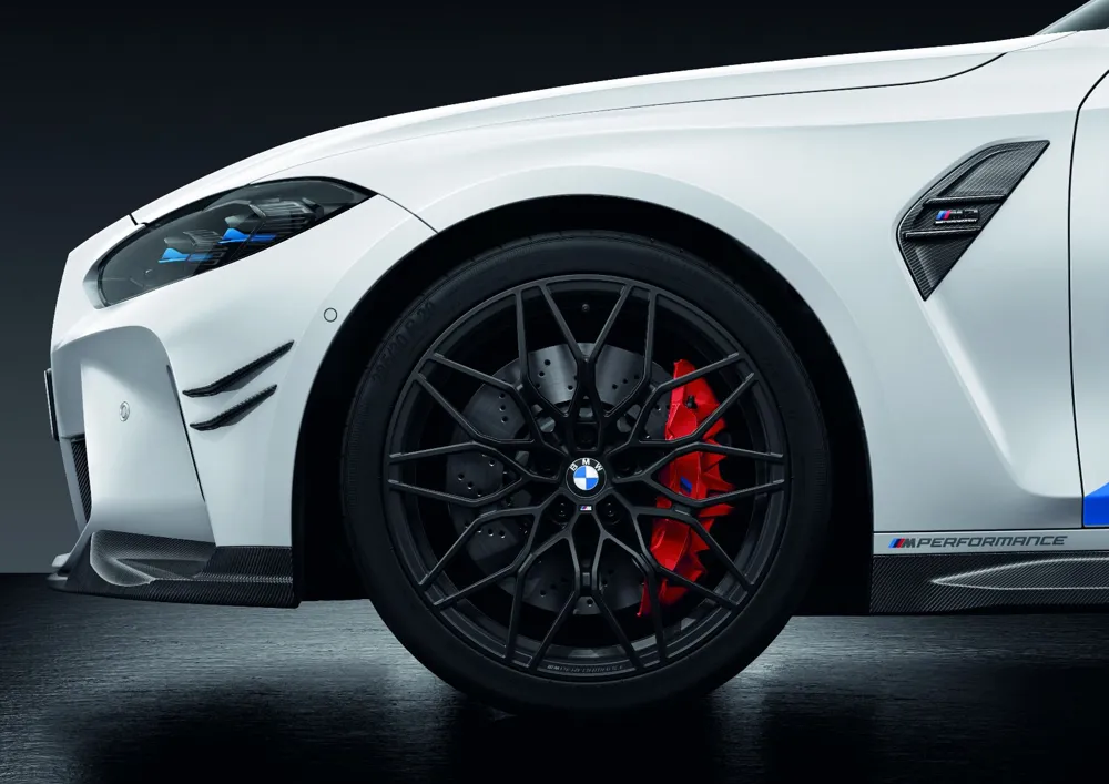 Легкосплавный диск M Performance Cross Spoke 1000M jet black матовый 10,5J ET 20 задняя ось M2 M3 M4 BMW 36109502045