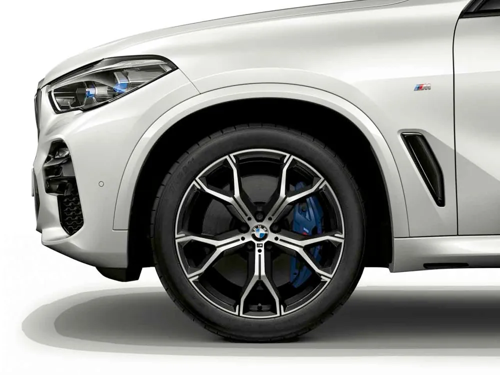 Летние колёса в сборе M Y-Spoke 741M двухцветный (orbitgrey/hochglanzpoliert) 21 дюйм. RDCi X5 X6 Pirelli (Mischbereifung) BMW 36112471146