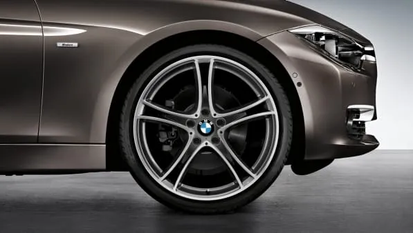 Легкосплавный диск Double Spoke 361 Ferricgrey/с алмазной проточкой 8J ET36 3er / 4er BMW 36116794371