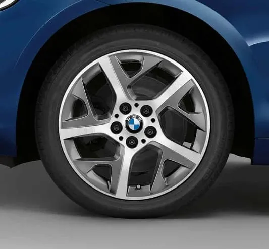 Легкосплавный диск Y-Spoke 480 серебристый/с алмазной проточкой 7,5J ET54 2er BMW 36116855089