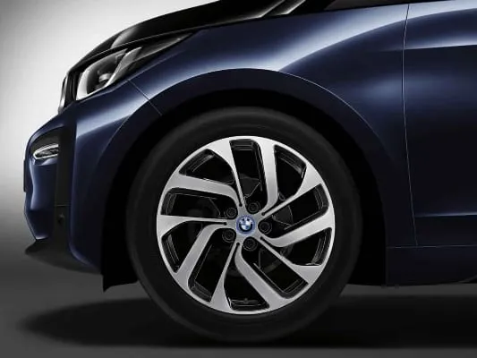 Легкосплавный диск Turbine Styling 428 jet black /с алмазной проточкой 5J ET43 i3 BMW 36116856894