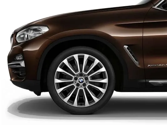 Легкосплавный диск V-Spoke 697 Ferricgrey 9,5J ET43 X3 X4 задняя ось BMW 36116877333
