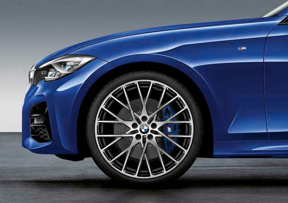 Легкосплавный диск M Performance Cross Spoke 794 двухцветный (schwarz / glanzgedreht) 8,5J x 20 ET 40 задняя ось 2er 3er 4er BMW 36116885312