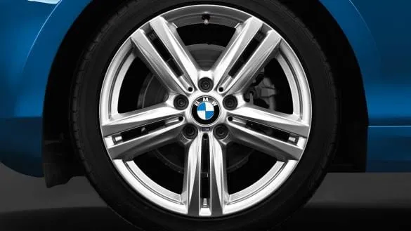 Легкосплавный диск M Star Spoke 386 серебристый 7,5J ET45 1er / 2er / передняя ось BMW 36117845852