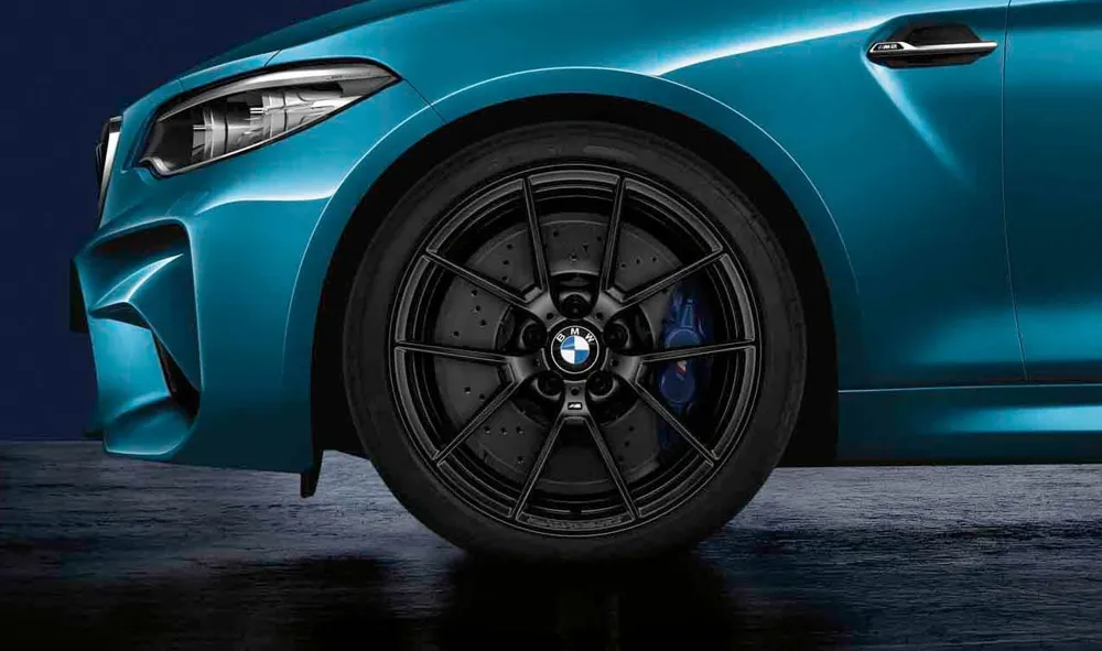 Легкосплавный диск M Performance Y-Spoke 763 чёрный матовый 9J x 19 ET 29 передняя ось M2 M3 M4 BMW 36118053421