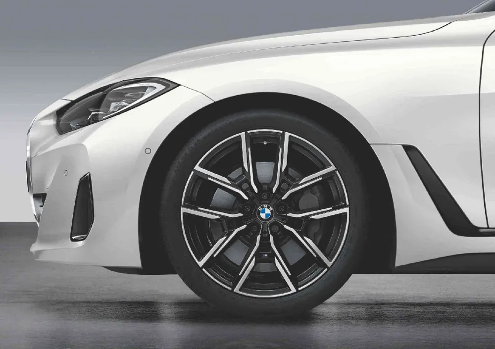 Легкосплавный диск Y-Spoke 859M jet black /с алмазной проточкой 9J ET42 4er i4 BMW 36118747305