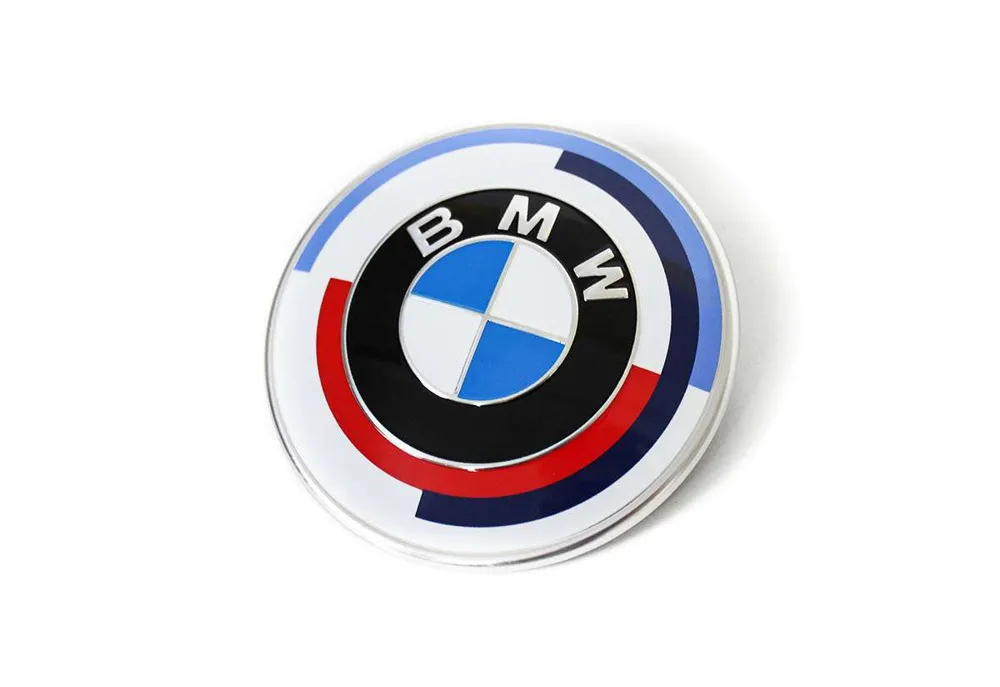 Эмблема 50 Jahre M Frontklappe Motorhaube (74mm) 3er, 4er BMW 51117886545