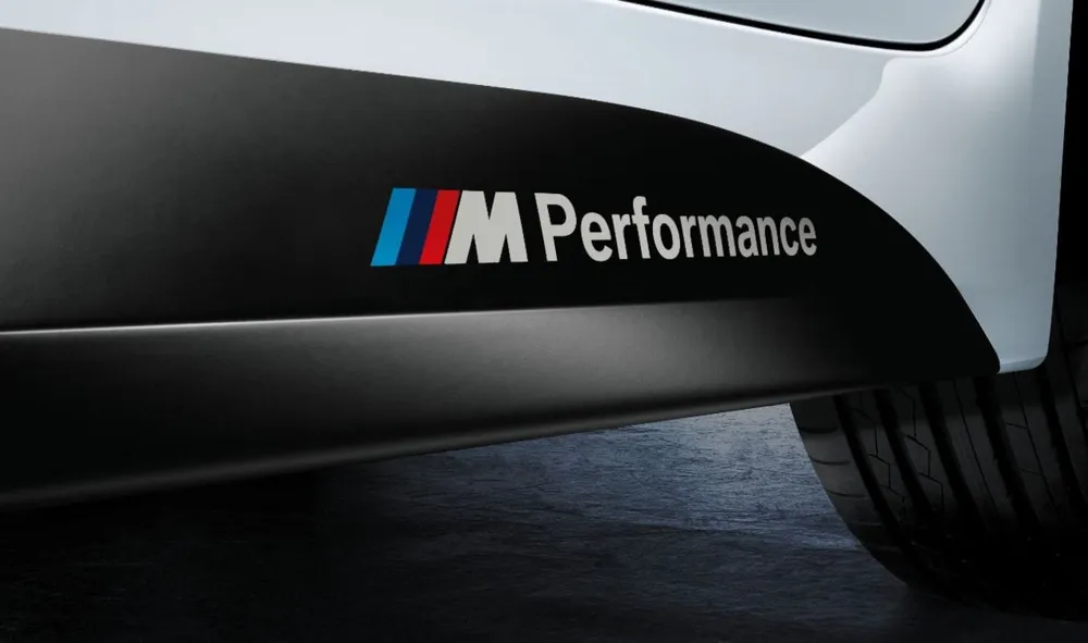 Наклейки на пороги M Performance M3 M4 BMW 51142414016
