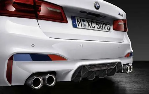 Задний диффузор M Performance карбон M5 BMW 51192446628