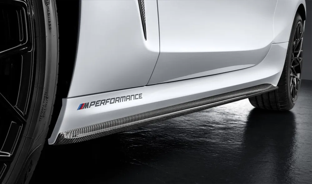 Накладка порога M Performance карбон левая 8er M8 BMW 51192464417
