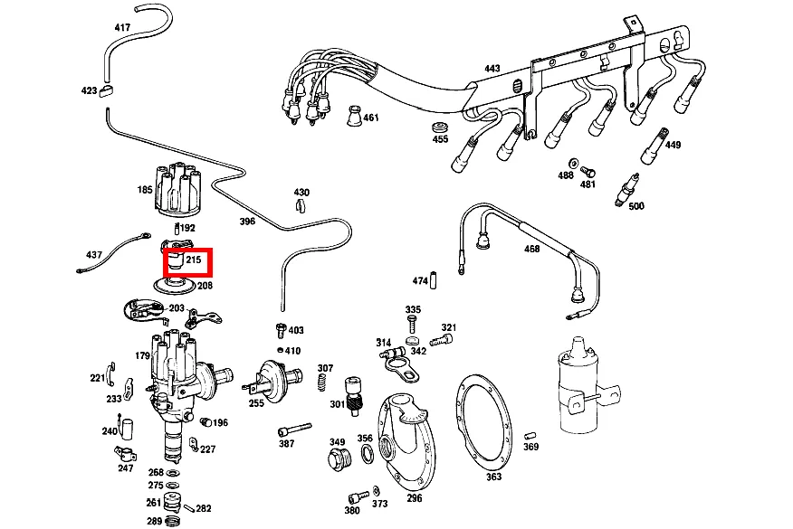 Бегунок распределителя Mercedes-Benz A000158273164
