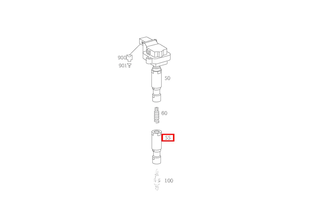 Соединительный разъем Mercedes-Benz A000159484264