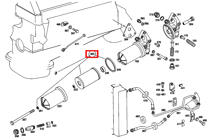 Фильтрующий элемент Mercedes-Benz A0001800009
