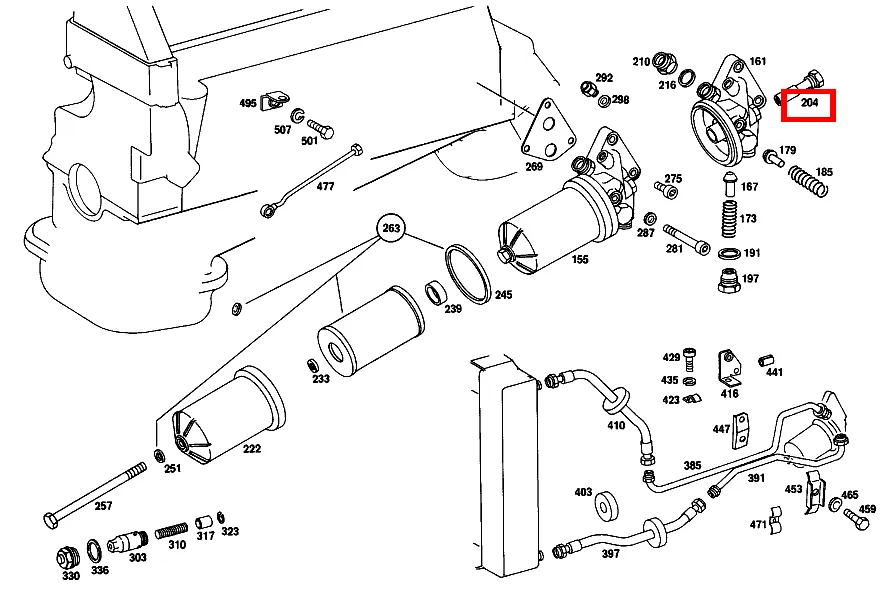 Болт специальный для SE 111 и SL 113 8 115 Mercedes-Benz A0001840773